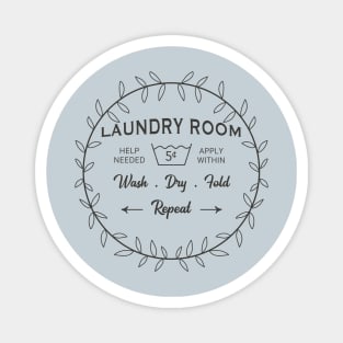 Laundry room decor Magnet